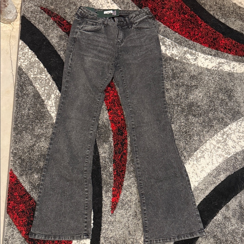 Wild Fable Dark Gray Flare Jeans